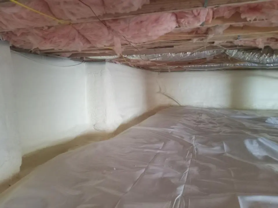 Crawl space encapsulation with closed-cell spray foam for Roof Maintenance in Redmond